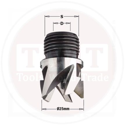 بنطه PLUG CUTTER HS D=12.2 Z4 S=21*14F .1 RH CMT