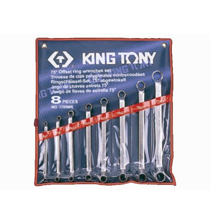 طقم مفتاح مشرشر 8 قطع  من 6 : 22 مم كينج توني KING TONY