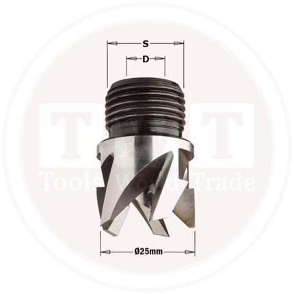 بنطه PLUG CUTTER HS D= 8 Z4 S=21*14F .1 RH CMT