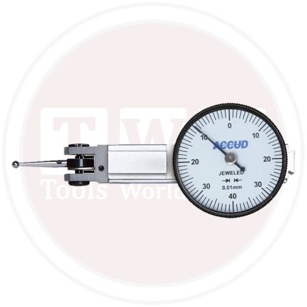 ساعه اختبار اكيود 0.8 مم  دقه 0.01 مم سن كربيد قطر 30 مم  ACCUD