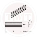 PIECE HPS PLANER AND JOINTER KNIFE SET FOR "CENTROLOCK" CMT