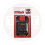 ⁦بطاريه كراون 20 فولت 2 امبير موديل CROWN - CAB202013XE⁩ - الصورة ⁦2⁩