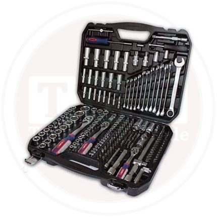 طقم رباط ألن 219 قطعه بلدى مشرشر T ( 136 قطعه 1/4 بوصه ) ( 26 قطعه 3/8 بوصه ) ( 46 قطعه 1/2 بوصه ) أي بى تى - APT