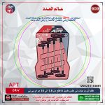 طقم الن يد حرف T هكس طويل 8 قطع (CRV) من 1.5 الى 10 مم اي بي تي APT AH521511-8