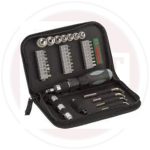 تشكيله من سنون المفكات و اللقم 38 قطعه + مفك BOSCH  38 Pc Promoline Mixed Set