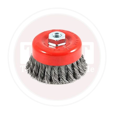 فرشـة سلك كباية مجدولة 100مم سن 5/8 بوصه هواك صينى HAWK