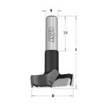 Hinge Boring Bit HW D=50x70 S=10x26 RH
