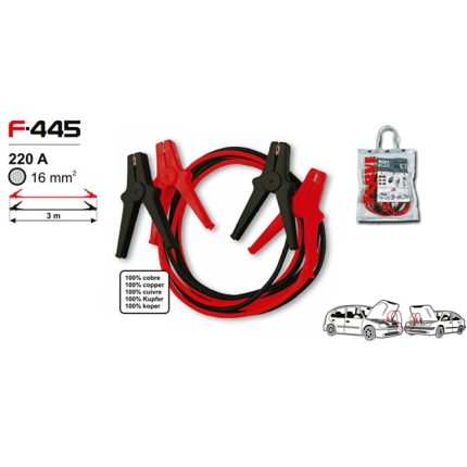 كابل توصيلة بطارية نقل فيرف أسباني 220أمبير  3متر FERVE F445