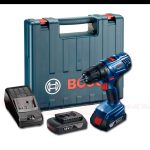 شنيور بوش فك وربط 18 فولت ظرف أوتوماتيك سرعتين يمين و شمال BOSCH - GSR 180 2x1,5Ah