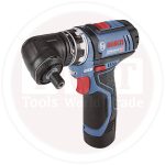 ⁦شنيور بطارية ليثيوم بوش موديل BOSCH - GSR 12V-15 FC, 2x 2.0 Ah, Carry Case, 4x Chuck Heads⁩ - الصورة ⁦3⁩