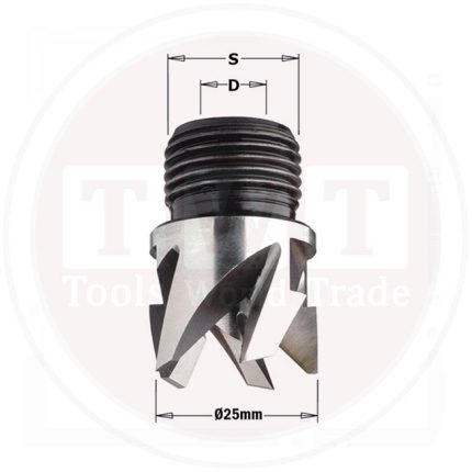 بنطه PLUG CUTTER HS D=12 Z4 S=21*14F .1 RH CMT