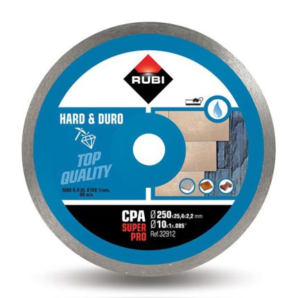 صنيه روبي الماظ بورسلين و جرانيت 250-25 مم RUBI CPA 250 SUPER-PRO