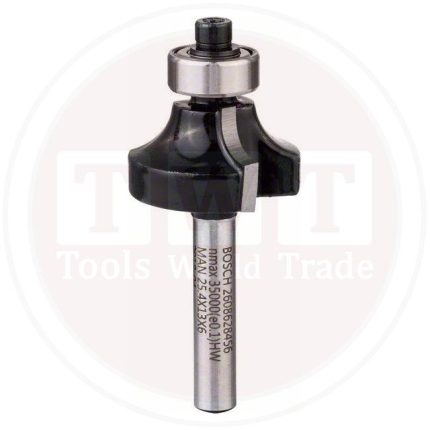 بنطة راوتر بوش لتدوير الحواف قطر 6 مم - اجمالى الطول  54 مم  BOSCH Rounding Over Bit 6, 25.4x54