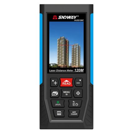 متر ليزر ساندوي قياس مسافات 120 بكاميرا و قياس الميل بالبوصة والقدم موديل SNDWAY  H-DS120C