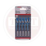سلاح منشار اركيت بوش للحديد قطعيه مستقيمه 5 قطع BOSCH  JSB T118 A Basic for Metal Straight Cut 5 Pcs