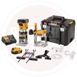 ⁦راوتر متعدد ديوالت 8 مم 18 فولت 2 بطارية 5 امبير موديل -DEWALT DCW604P2-GB⁩ - الصورة ⁦3⁩