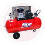 كمبروسر سير فياك-FIAC  سعه 300 لتر 3حصان 1فاز تصريف 410 لتر في الدقيقة إيطالي موديل  AB300/415 1