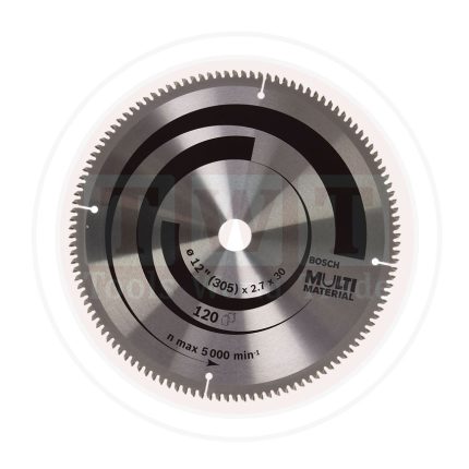 صينية منشار 12 بوصة متعددة الأستخدامات 120 سنة BOSCH Multi-Material 12`` 305X2.7X30 (120)