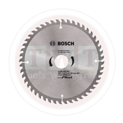 صينية منشار 7.5 بوصة  للخشب 48 سنة ايكولاين BOSCH Eco Line CSB For Wood 190x30-48