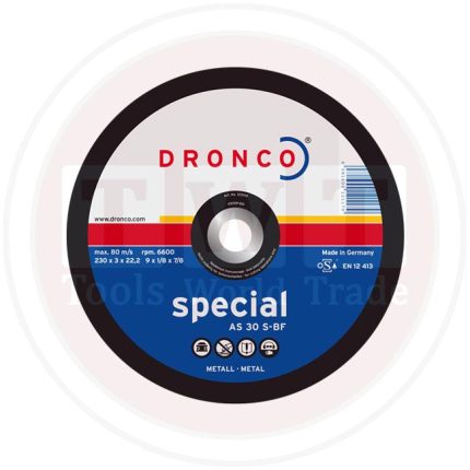 حجر جـلـخ حـديد ألمانى درونكو مقاس 9 بوصه 6.0-22 DRONCO