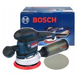 ⁦صنفرة بوش دائرية 6 بوصه 400 وات مزودة بكيس لشفط الغبار موديل BOSCH - GEX 40-150⁩ - الصورة ⁦2⁩
