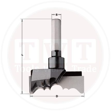 بنطه Rosette Cutter HW S=9.5 D=54 RH CMT
