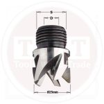 بنطه PLUG CUTTER HS D=10.2 Z4 S=21*14F .1 RH CMT