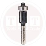 بنطة راوتر بوش لتشذيب الرقائق قطر 6 مم - اجمالي الطول   56 مم  BOSCH Flush Trim Bit 6, 12.7x56