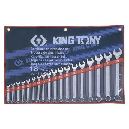 طقم مفتاح بلدي مشرشر   18ق من 6 : 24مم    كينج توني KING TONY