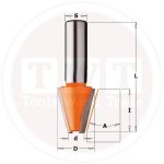 بنطة Bevel Cutter for Corian 15d HW S=12 D=9.5 D=9.5/23x25.4 CMT