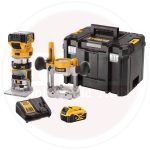 ⁦راوتر متعدد ديوالت 8 مم 18 فولت 2 بطارية 5 امبير موديل -DEWALT DCW604P2-GB⁩ - الصورة ⁦2⁩