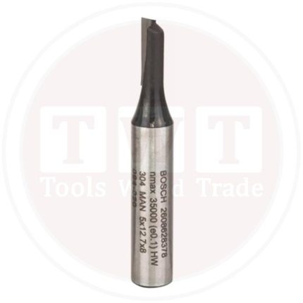 بنطة راوتر بوش للتجاويف المستقيمه قطر 8 مم - اجمالى الطول    51 مم  BOSCH Straight Bit 8, 5x51