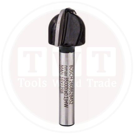 بنطة راوتر بوش  لتخديد التجاويف الدائريه 6 مم اجمالى الطول 45 مم BOSCH Core Box Bit 6, 15.9x45