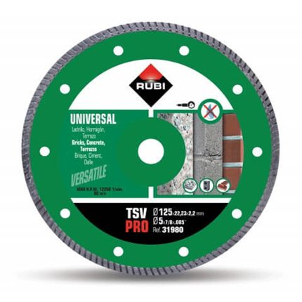 صنيه روبي الماظ جرانيت تربو 230-22مم RUBI 25918TSV 230 Pro