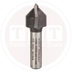 بنطة راوتر بوش للتجاويف  V قطر 8 مم - اجمالى الطول 45 مم BOSCH V-Groove Bit 8, 16x45