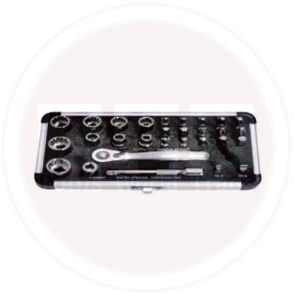 طقم لقم رباط وسن مفك ك. ف. 30 ق  1/4" تايوانىkwg 32029