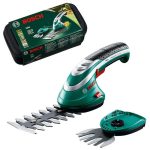 مقص بوش لتهذيب العشب والشجر اللاسلكية 3.6 وات 3.6 فولت شفرة قاطعة العشب متعدده 8 سم - 12 سم  BOSCH - Grass Shear Set