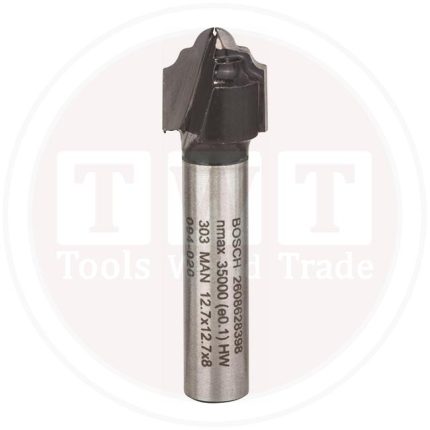 بنطة راوتر اوفدو ثنائية الحزوز قطر 8مم - اجمالي الطول 46 مم BOSCH Ovdo Bit 8, 12.7x46