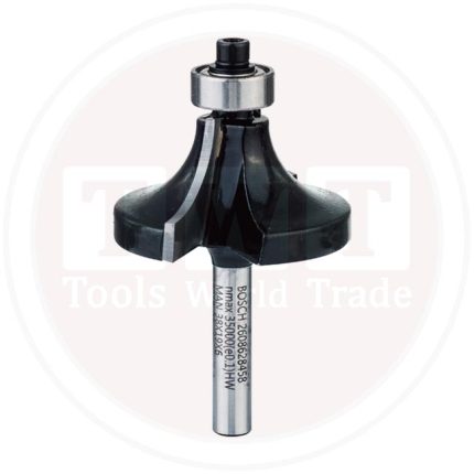 بنطة راوتر بوش لتدوير الحواف قطر 6 مم اجمالى الطول 60 مم  BOSCH Rounding Over Bit 6, 38.1x60