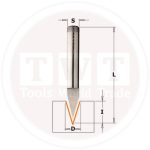 Laser Point Bit 35 Degree HWM S=6 D=9 L=50 Z1 CMT