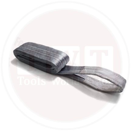 واير قماش ( بوليستر ) صبانى حمولة 4 طن ˣ 10 متر ˣ 100 مم معامل أمان ١ : ٦ (رمادى) TOYO