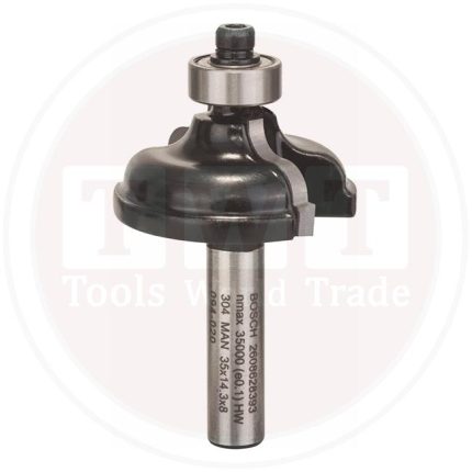 بنطة راوتر بوش لتشكيل الحواف A قطر 8 مم - اجمالي الطول 57 مم BOSCH Edge Forming Bit A 8, 35x57