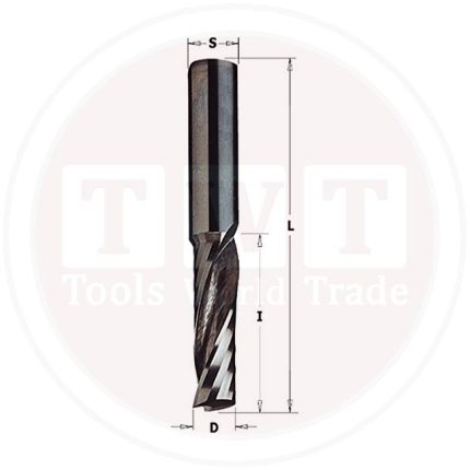 بنطه  UP-Cut Spiral Bit Solid HW Z1 D=6x22x60 RH CMT