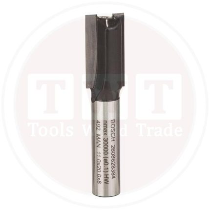 بنطة راوتر بوش للتجاويف المستقيمه قطر 8 مم - اجمالى الطول    51 مم   BOSCH Straight Bit 8, 11x51