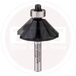 بنطة راوتر بوش لشطف الحواف قطر 6 مم - اجمالى الطول 56 مم BOSCH Chamfer Bit 6, 34.9x56