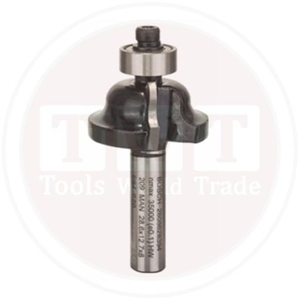 بنطة راوتر بوش رومان اوجيه ثناائية الحزوز قطر8 مم - اجمالى الطول 54  BOSCH Roman Ogee Bit 8x28,6x54
