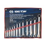 طقم مفتاح مشرشر عدل    12ق من 6 : 32مم كينج توني  KING TONY