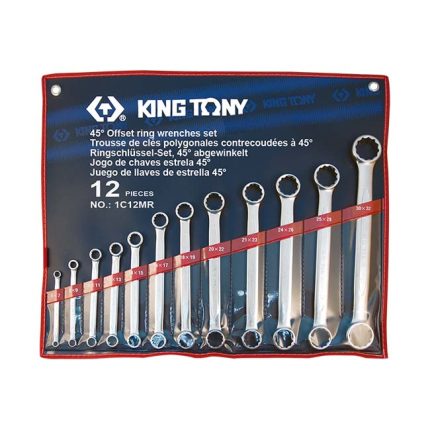 طقم مفتاح مشرشر عدل    12ق من 6 : 32مم كينج توني  KING TONY