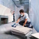 ⁦منشار قطع رخام بوش 1400 وات صيني BOSCH - GDC 140⁩ - الصورة ⁦2⁩