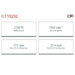 ⁦ديسك قطعيه حديد كراون 2200 وات 14 بوصه موديل CROWN - CT15232⁩ - الصورة ⁦2⁩